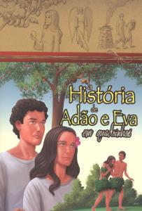 A história de Adão e Eva em quadrinhos